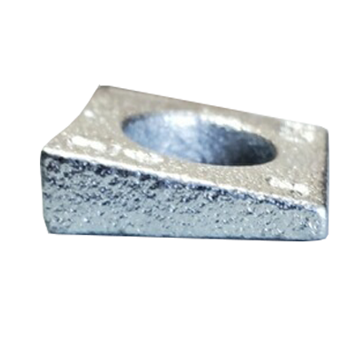 ¾ Inch Square Galvanized Wedge Washer