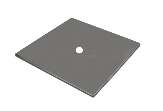 12 x 12 Inch Steel Wall Plate 1 In Center Hole