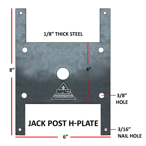 DIY H Plate for Jack Post
